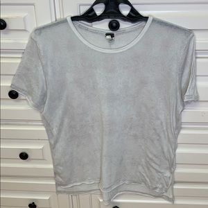 Free People snake print top